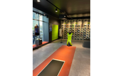 dyneos-System im ersten Running Point Store auf der Kö