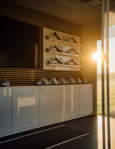 Fit Trailer Regale innen Sonneuaufgang LEDs aus Portraitformat